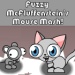 Fuzzy McFluffenstein - This cute kitty lives in a very bloody world.