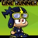 Line Runner - Draw a safe path for the runner, collecting rings and powerups.